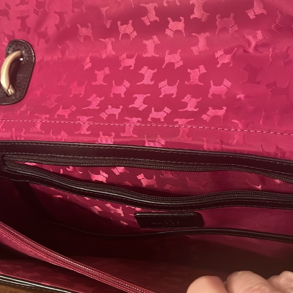 Radley London, black shoulder length strap purse. - Picture 5 of 8